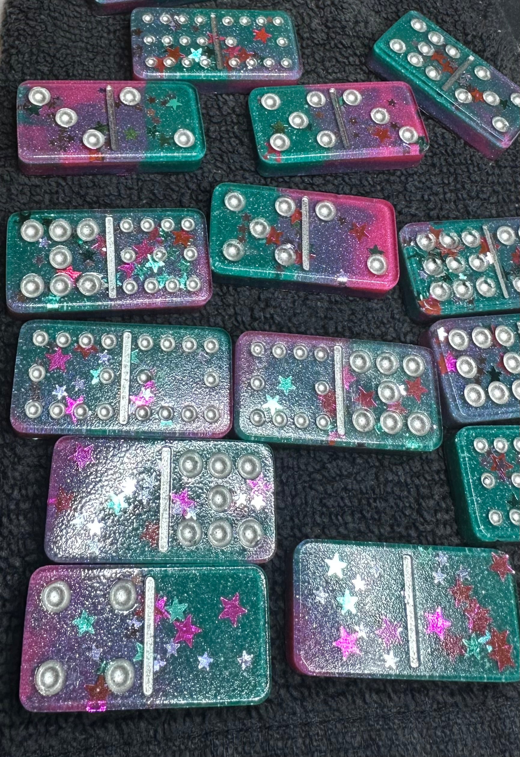 Domino Set - Double 12's - Retro stars set