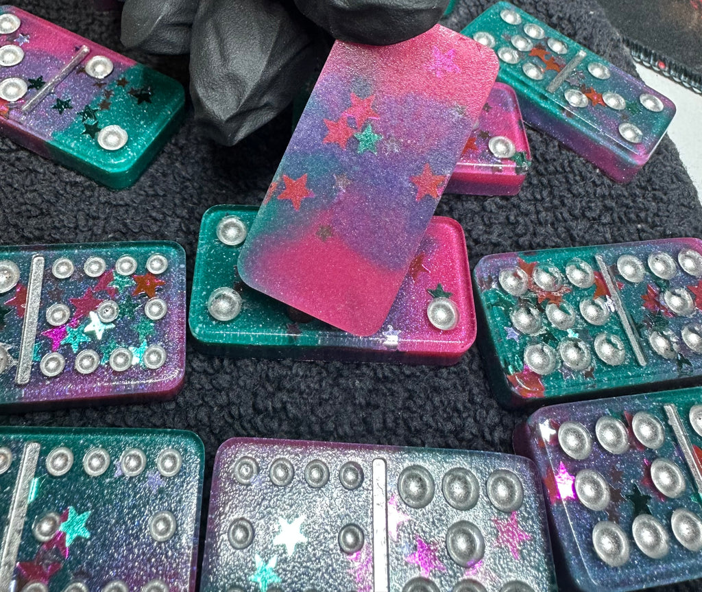 Domino Set - Double 12's - Retro stars set
