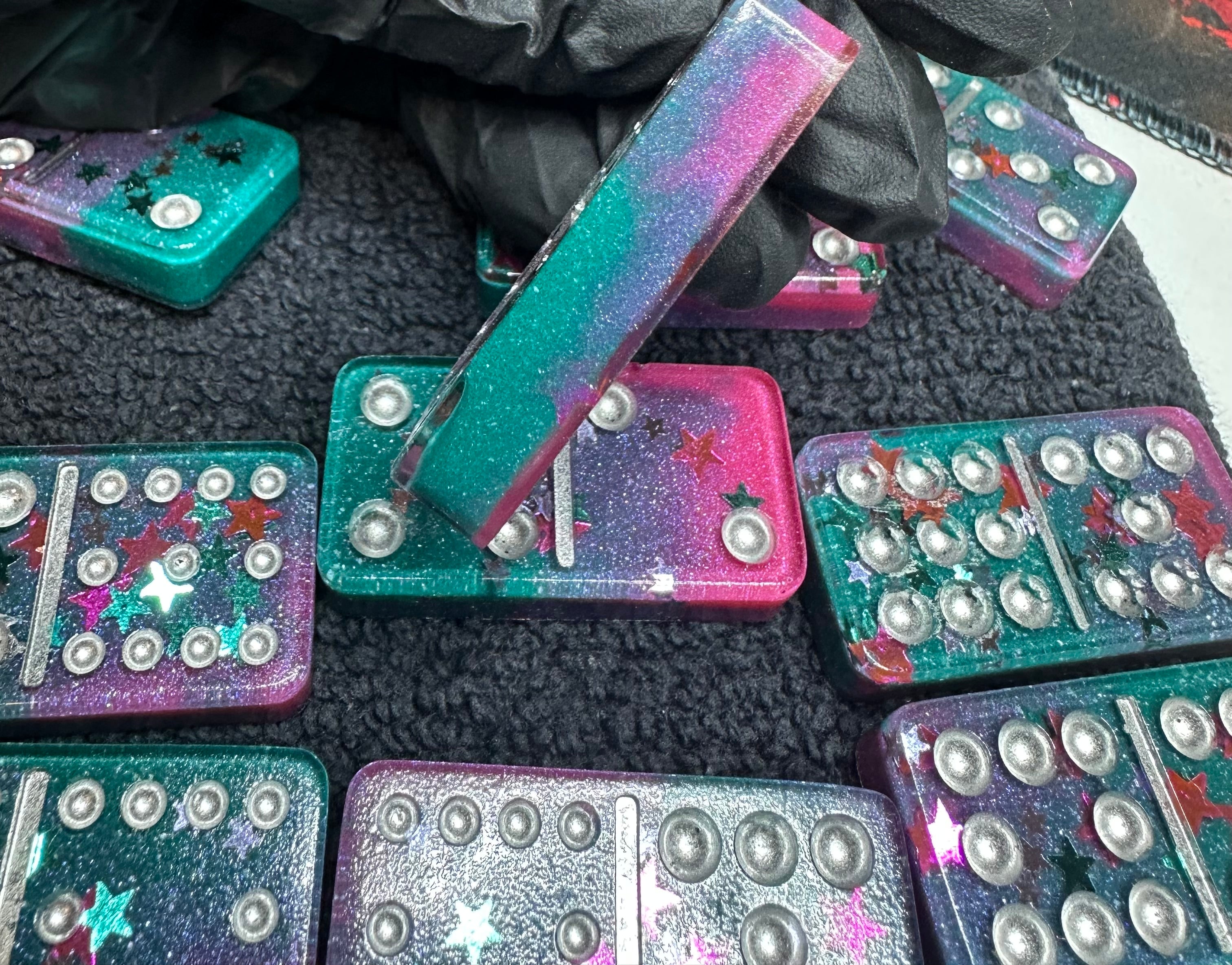 Domino Set - Double 12's - Retro stars set