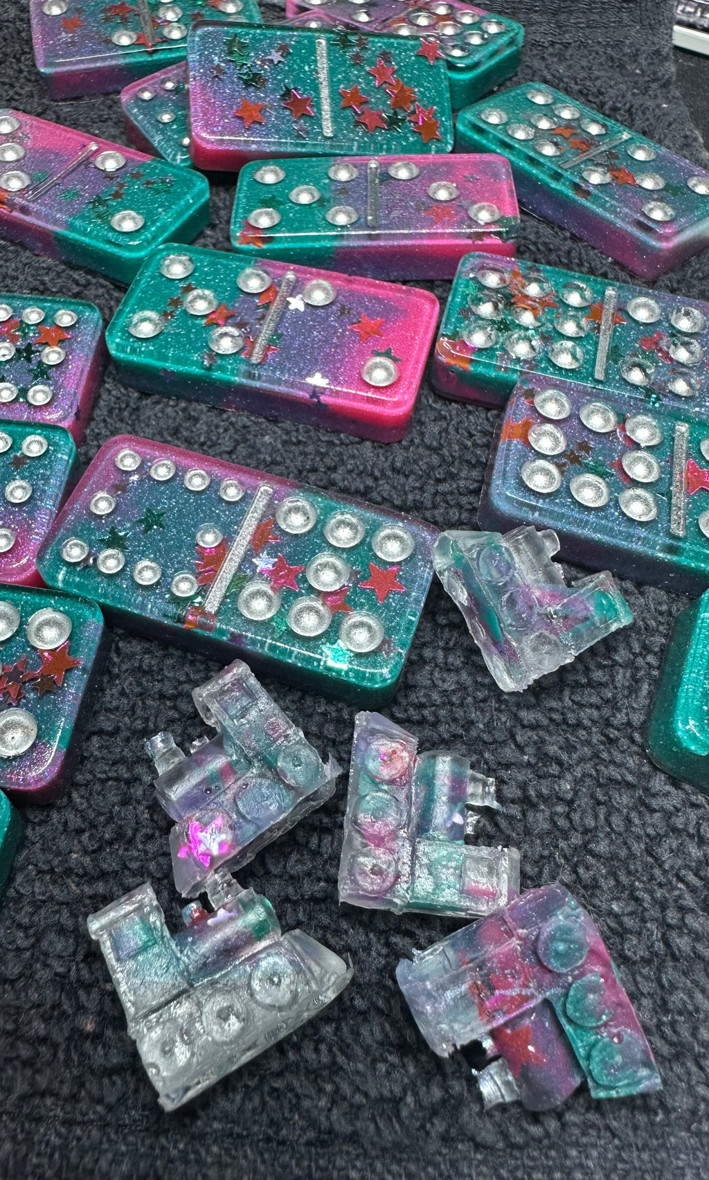 Domino Set - Double 12's - Retro stars set